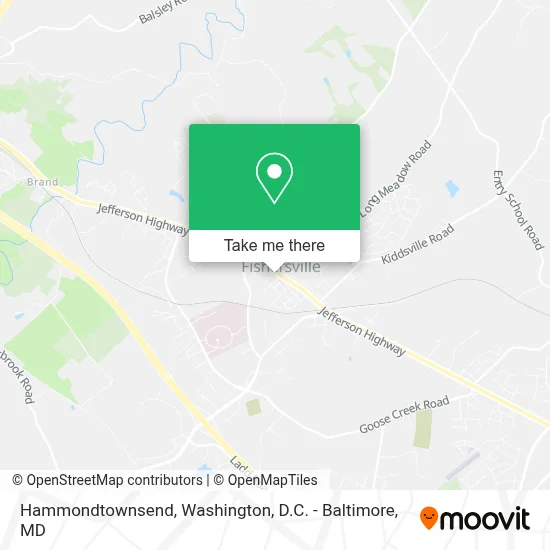 Hammondtownsend map