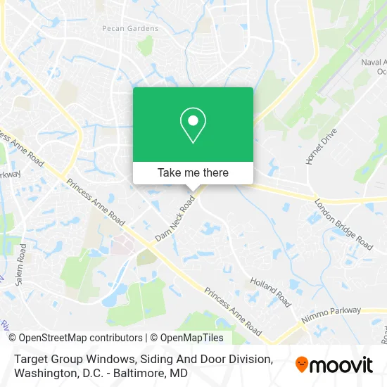Target Group Windows, Siding And Door Division map
