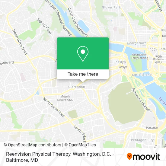 Reenvision Physical Therapy map