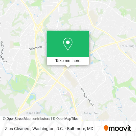 Zips Cleaners map