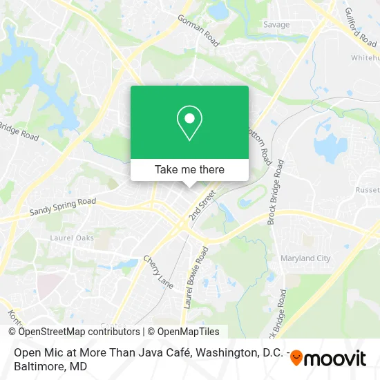 Open Mic at More Than Java Café map