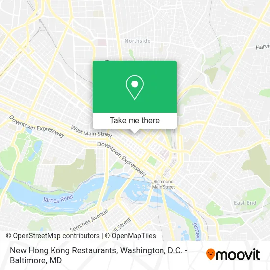 New Hong Kong Restaurants map