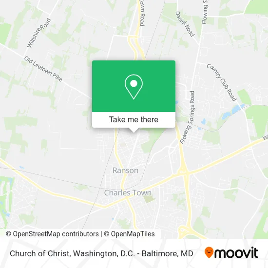 Church Of Christ map