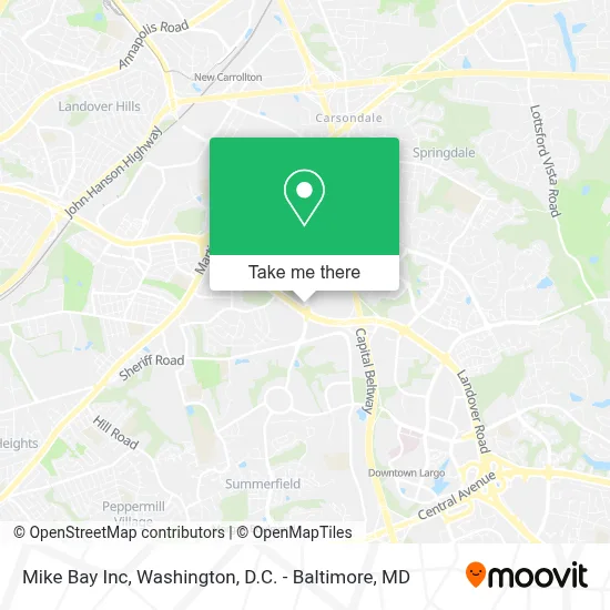 Mike Bay Inc map