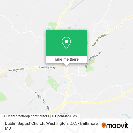 Dublin Baptist Church map