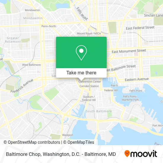 Baltimore Chop map