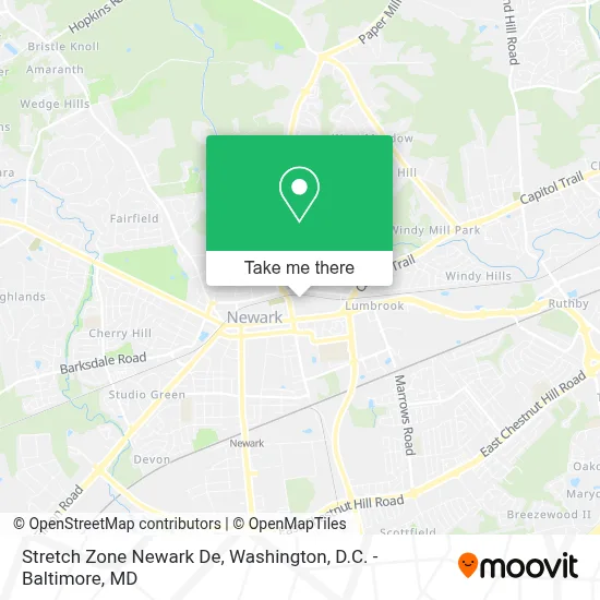 Stretch Zone Newark De map