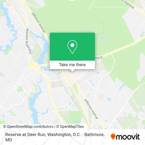 Reserve at Deer Run map