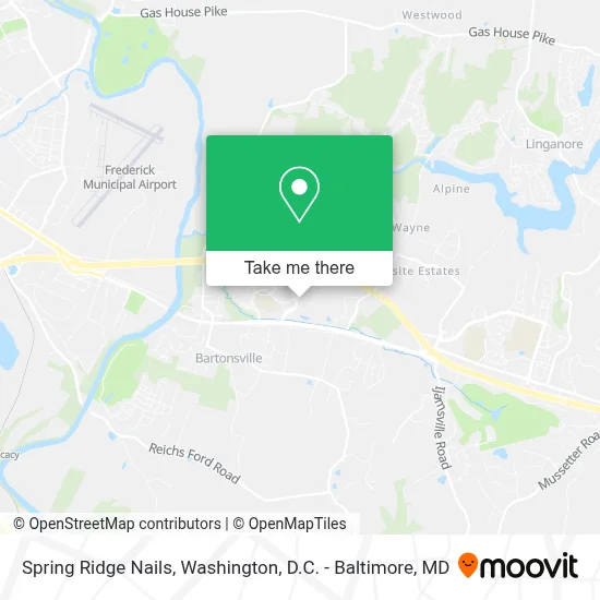Spring Ridge Nails map