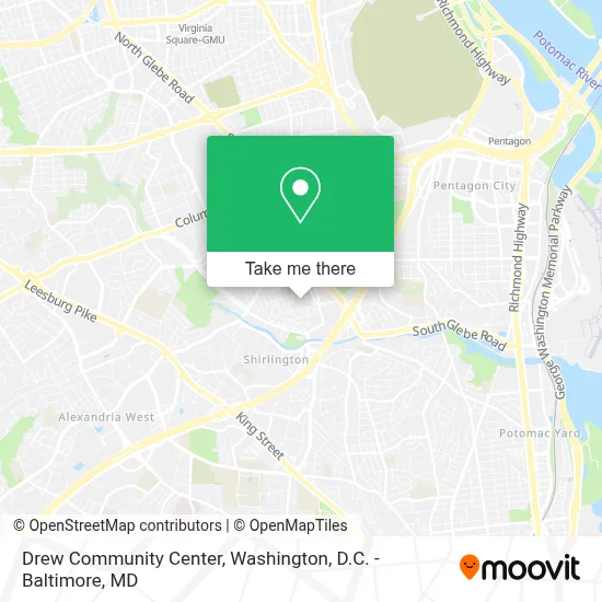 Drew Community Center map