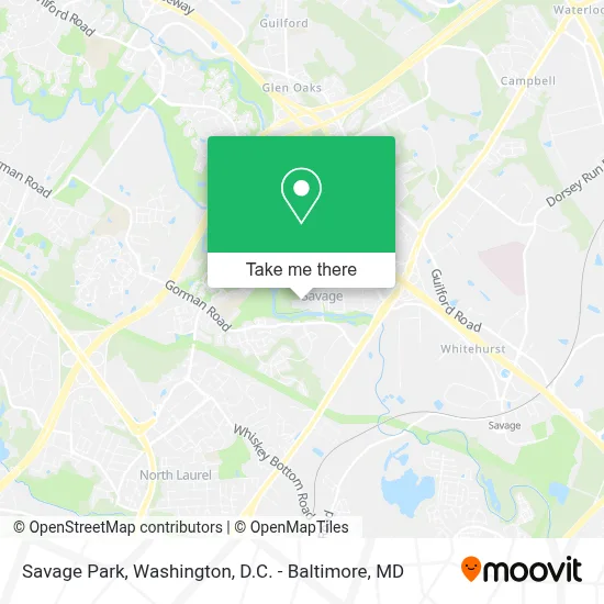 Savage Park map