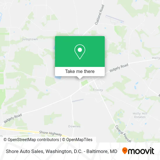 Shore Auto Sales map