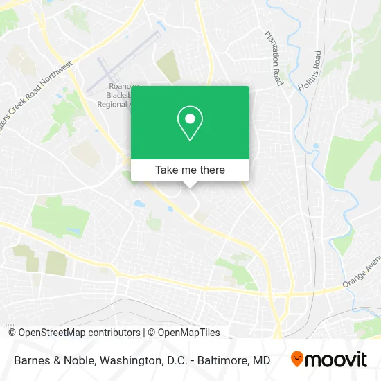 Barnes & Noble map