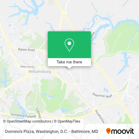 Domino's Pizza map
