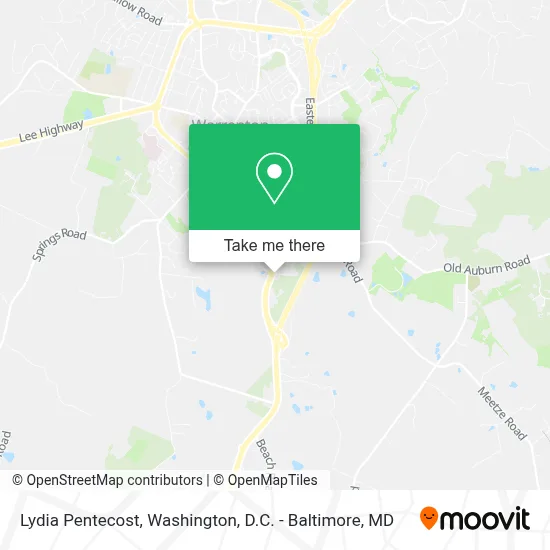 Lydia Pentecost map
