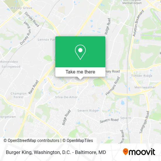 Burger King map