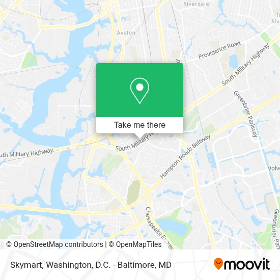 Skymart map