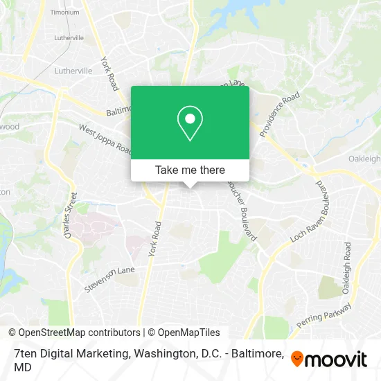 7ten Digital Marketing map