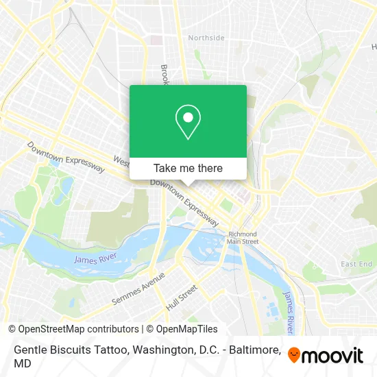 Gentle Biscuits Tattoo map