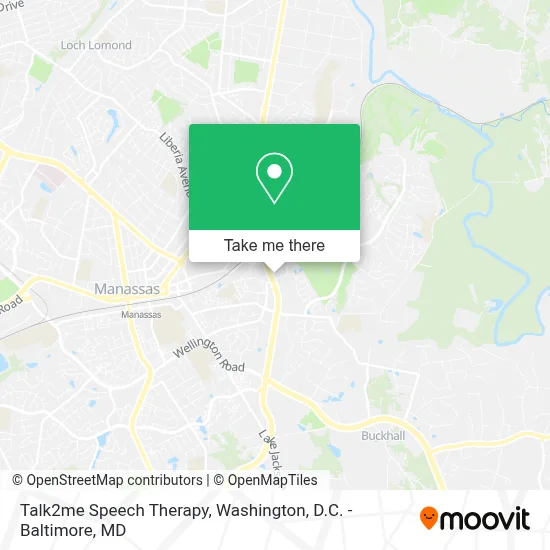 Talk2me Speech Therapy map