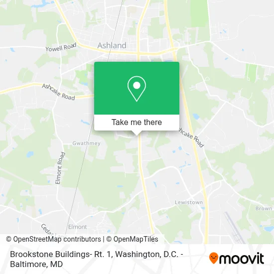 Brookstone Buildings- Rt. 1 map