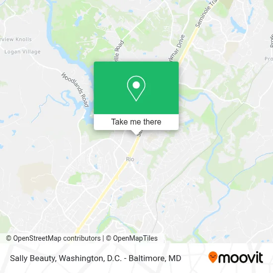 Sally Beauty map