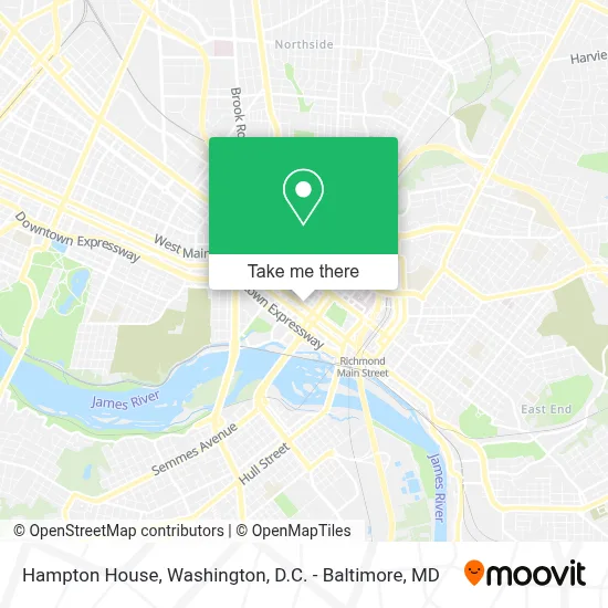 Hampton House map
