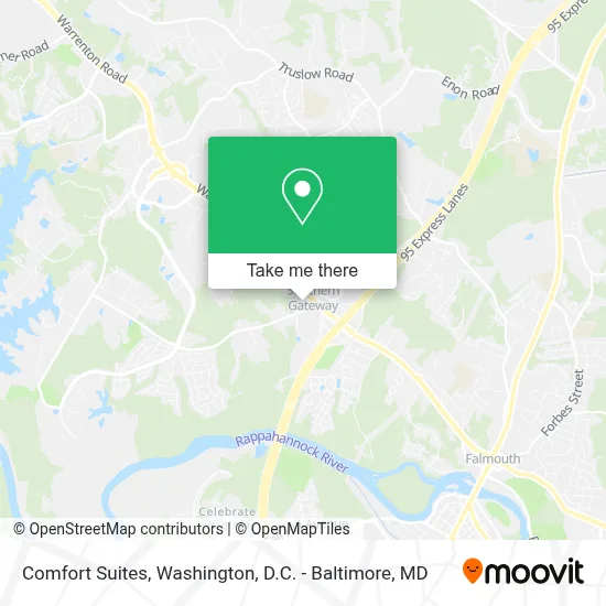 Comfort Suites map