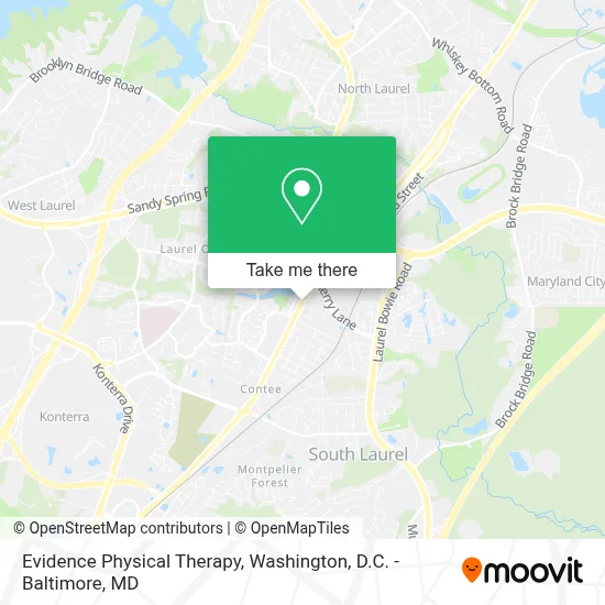 Evidence Physical Therapy map