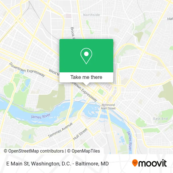 E Main St map