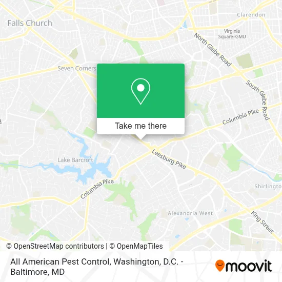 All American Pest Control map