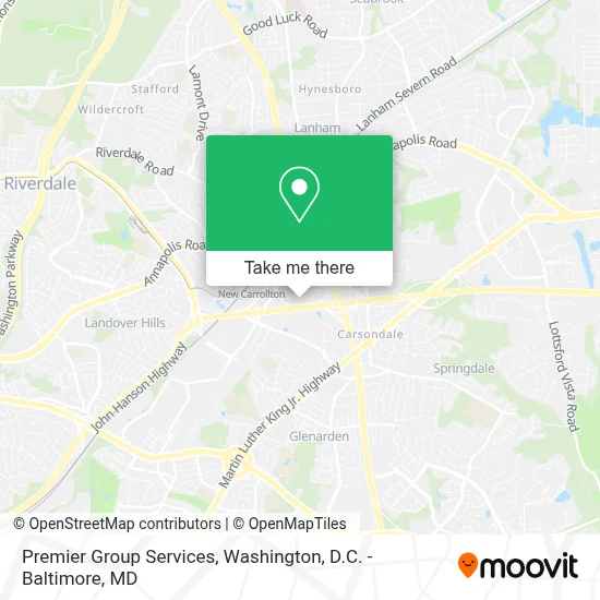 Premier Group Services map