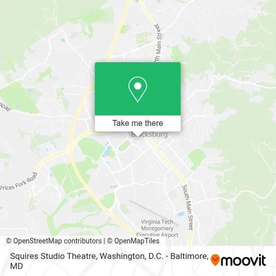 Squires Studio Theatre map