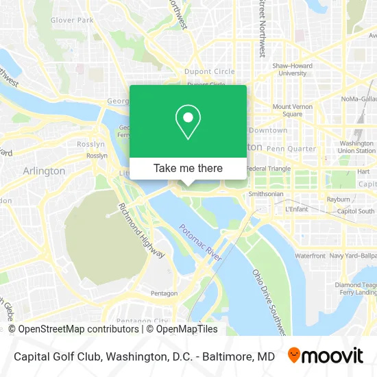 Capital Golf Club map