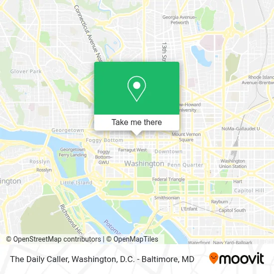 The Daily Caller map