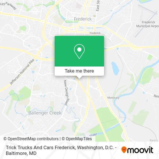 Trick Trucks And Cars Frederick map