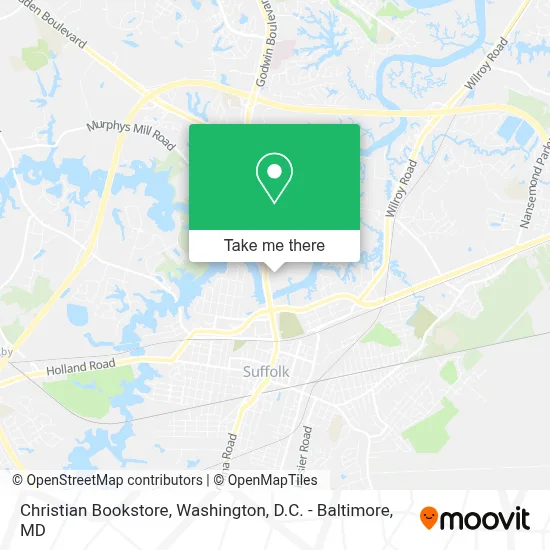Christian Bookstore map