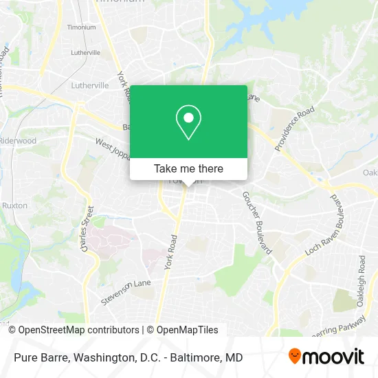 Pure Barre map