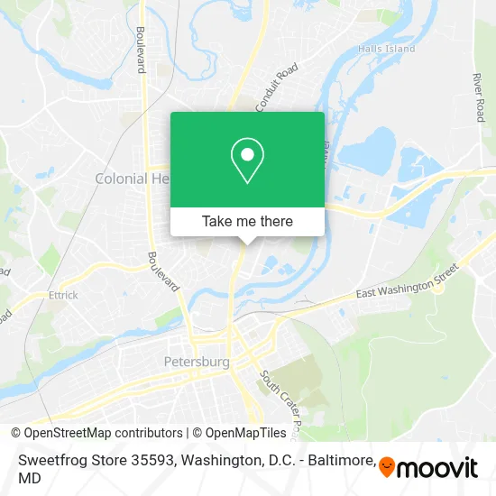 Sweetfrog Store 35593 map