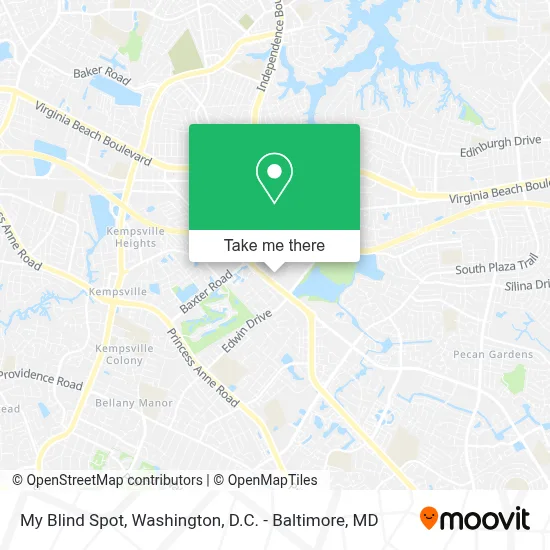 My Blind Spot map