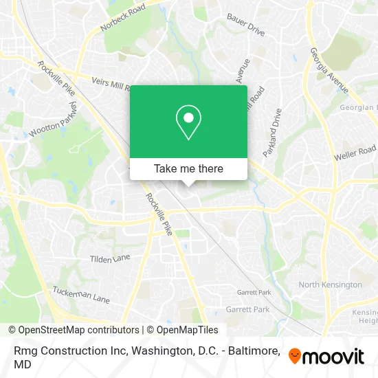 Rmg Construction Inc map