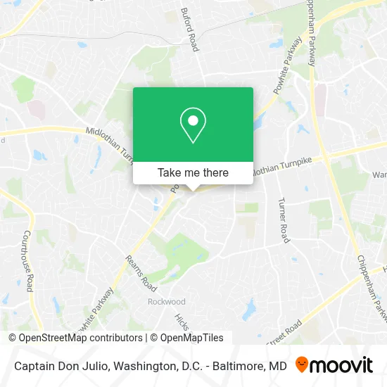 Captain Don Julio map