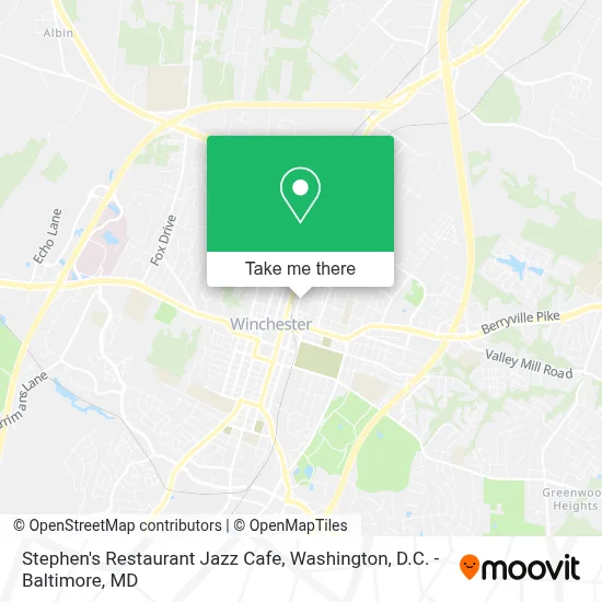 Stephen's Restaurant Jazz Cafe map