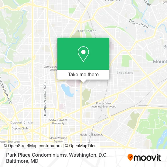 Park Place Condominiums map