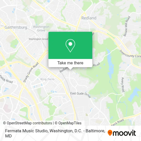 Fermata Music Studio map