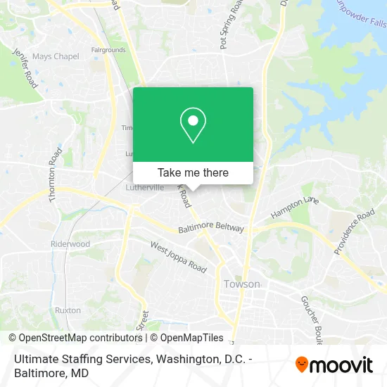 Ultimate Staffing Services map