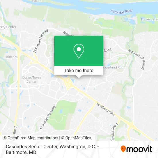 Cascades Senior Center map