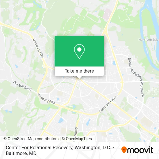 Center For Relational Recovery map