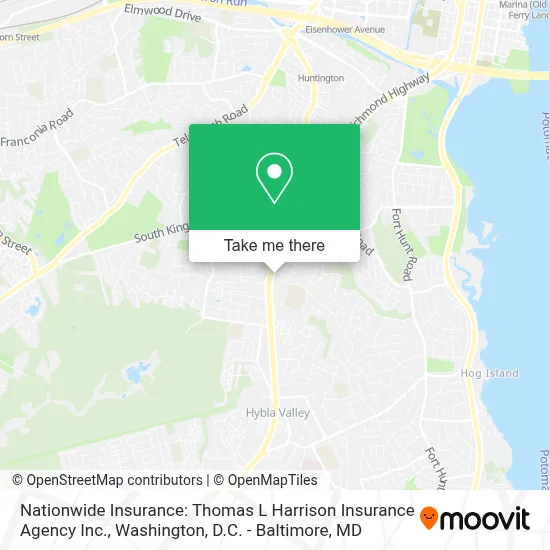 Nationwide Insurance: Thomas L Harrison Insurance Agency Inc. map