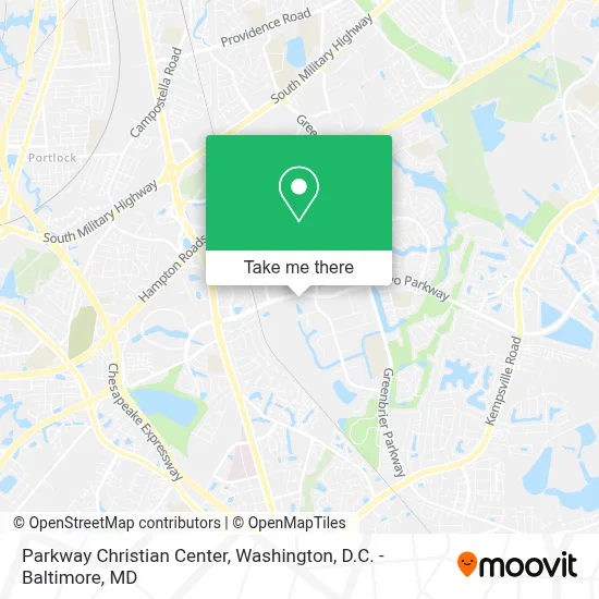 Parkway Christian Center map